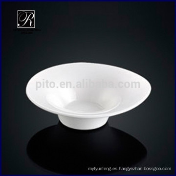 Gota de porcelana de forma de agua plato plato plato de aperitivo para uso buffet